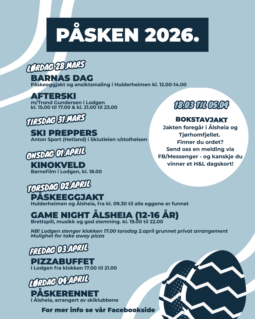 🌟💛🐣Hva skjer i påsken 🌟💛🐣