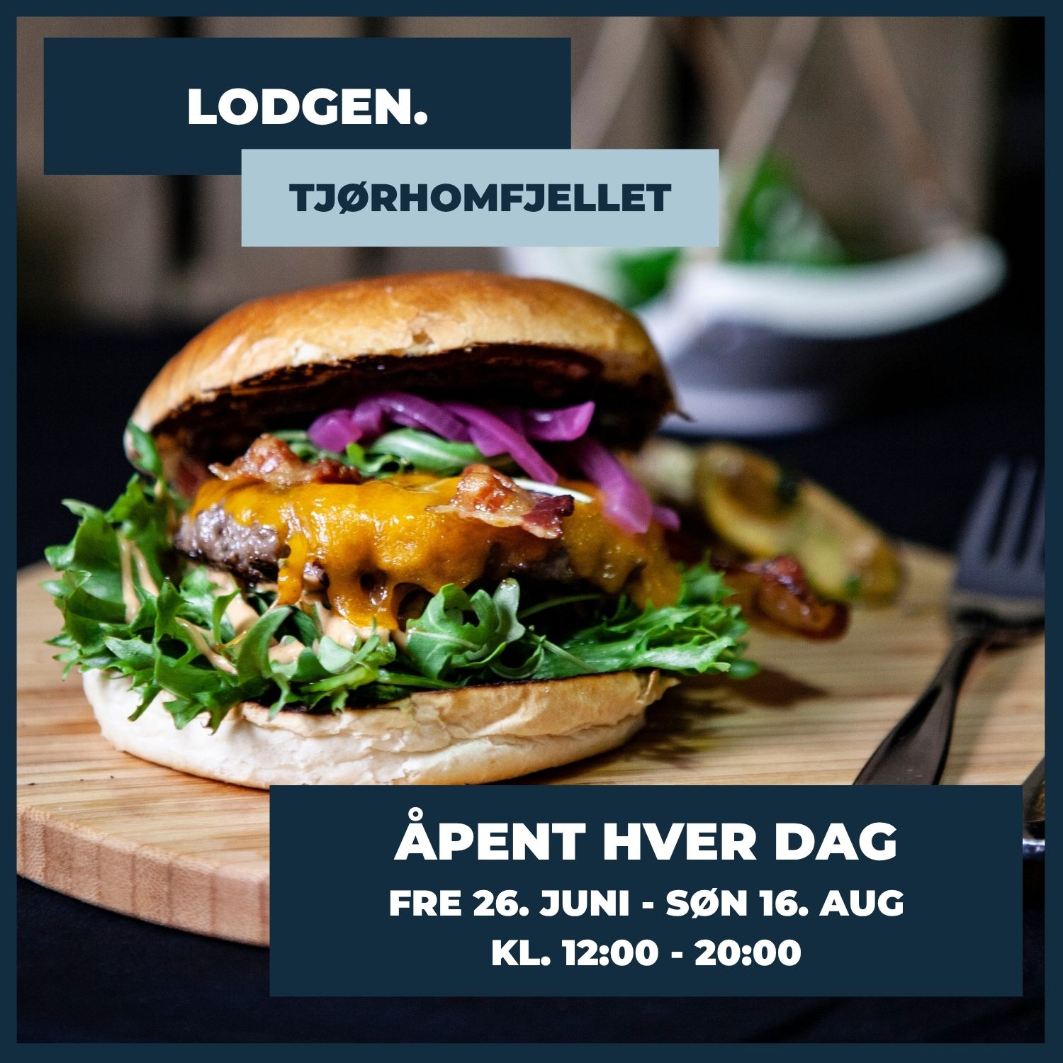 Lodgen, åpent hver dag😍